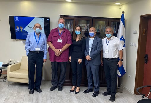 באדיבות לשכת סוב - בכירי הלשכה עם יור הרשות